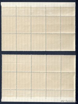 Známky, zbierka, bloky Zborov 1937, ČSR I - 4