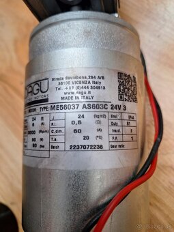 Predám motor s prevodovkou 24VDC - 4