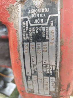 AGROSTROJ JIČÍN - jičínka MF70 - 4