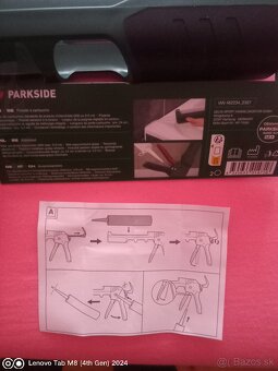 Predám pištoľ na silikón parkside nová - 4