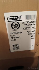 R17 disky 5x112 mm, škoda, audi, seat, VW, mercedes - 4