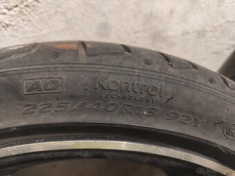 Predám letnú sadu kolies 225/40 R18 5x100 - 4