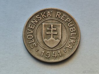1 koruna 1941 - Slovenský štát - 4
