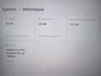 predám HP Elitebook 850 G6 , Intel Core i5 , 16gb ram , ssd - 4