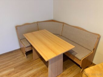 Rohová sedacia súprava + stôl - 4