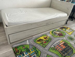 Detská postel s matracom 90x200 cm - 4