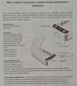 Multifunkčný sterilizátor s bezdrôtovou nabíjačkou - 4