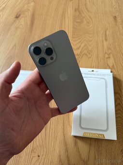 iPhone 15 Pro Max 256 gb Natural Titanium - nepoužívaný - 4