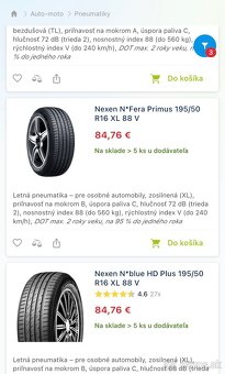 NEXEN NFERA 195/50 R16 - 4