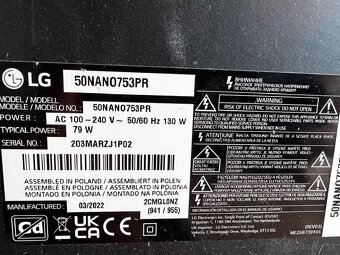 4K UltraHD Smart TV LG 50NANO753PR - 4