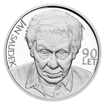 STŘÍBRNÝ GROŠ JAN SAUDEK 90 LET PROOF, 2025 - 4