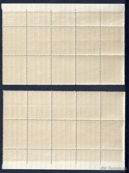 Známky, bloky Zborov 1937, ČSR I - 4