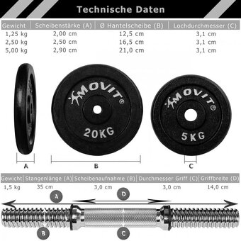 Jednoručky sada 60KG - 4