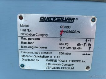Predám nafukovací čln QUICKSILVER 330 - 4