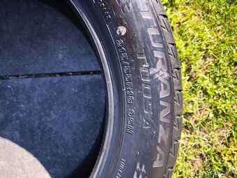 Predám 4 letné pneumatiky Bridgestone Turanza 215/55R18 95H - 4