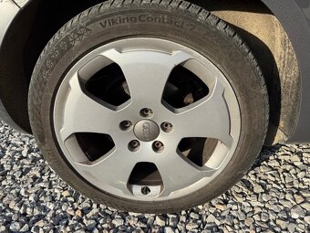 Zimne pneu 225/45 r17 na original audi diskoch 7.5Jx17 ET56 - 4