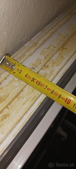 Plastové okno v125 x 69šírka, hrúbka 7,6cm - 4