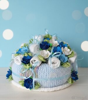 Plienková torta MODRÁ - 4