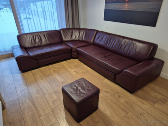 Kožená sedacia súprava L - 4