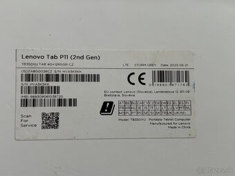 Predám Nový tablet Lenovo P11 - 4