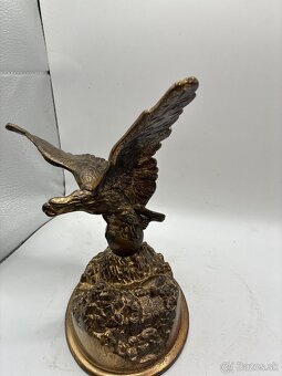 Mosdzná soška orla Turul - 4