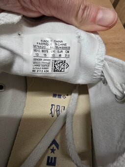 Biele pánske Converse tenisky, č. 48 - 4