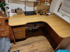 Písací stôl rohový - 4