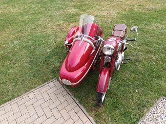 Prodam Jawa 350/354 kyvacka se sidecarem Velorex 560 - 4
