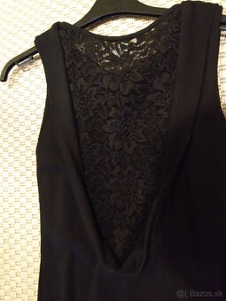 Čierne elegantné šaty Chantall 38 - 4