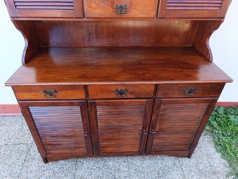 Selský příborník, rustikální kredenc, nábytek z masívu - 4