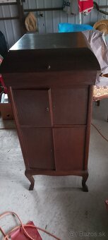 starožitný kľukový salónny gramafón r.v.1919 Lipsko - 4