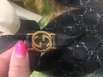 GUCCI originál damske slapky 38 - 4