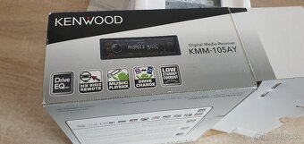 Autoradio Kenwood nepouzite model kmm-105 ay - 4