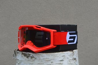 shot mx červeno čierna mat. helma, prilba - 4