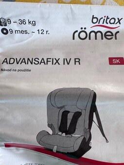 Autosedacka Britax romer advansafix IV R - 4