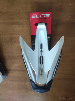 Elite Custom Race košíky - biela lesklá 2ks - 4
