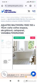 Voľné stojaca vaňa - 4