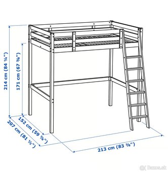 Poschodová posteľ z ikei - 4