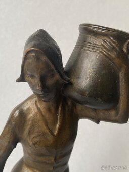 Bronzová soška od Josef Adolf Pohl - 4