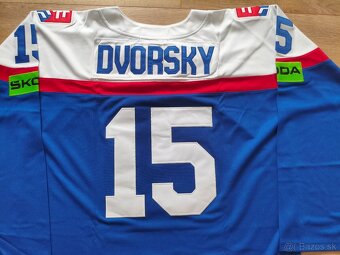 Hokejový dres Slovensko - Dvorský - úplne nový - 4
