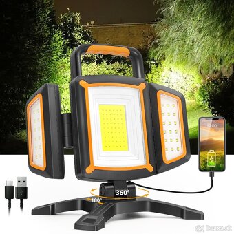 Batéria LED svetlometov SYLSTAR 30 W, 3000 LM super jasná ko - 4