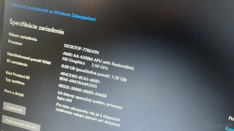 Konštrukčne odolný HP Probook,14.1LED,256gb SSD, 8gb ram - 4