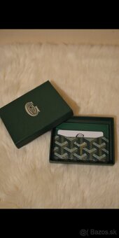 Goyard cardholder 1:1 zelenej farby - 4