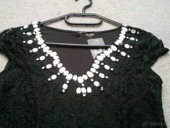top/tričko - S, z predu je vyložený kamienkami - 4