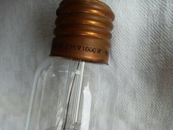 žiarovka 230 V, 1000 W, závit E 40 - retro - 4
