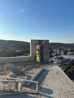 Práca Jadrové vŕtanie a rezanie betónu - 4