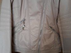 Ružová kožená bunda - 4