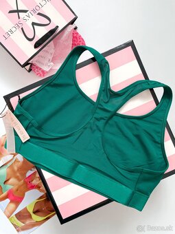 Victoria’s Secret zelená športová podprsenka M, L - 4