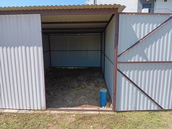Plechová garáž 3x5m - 4