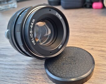 Vintage objektívy Helios, Pentacon, Jupiter výborný stav - 4